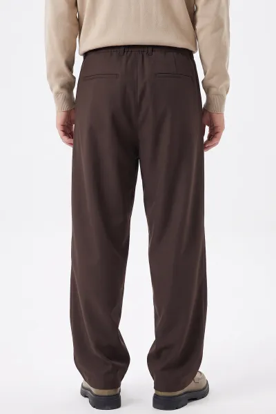Kahverengi Baggy Yeni Sezon Erkek Pantolon 493191