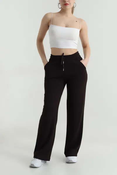 Kahverengi Bel Lastikli Cepli Oysho Kadın Pantolon 496758