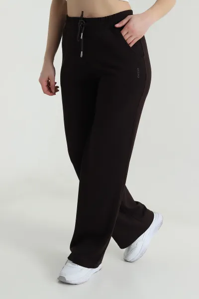 Kahverengi Bel Lastikli Cepli Oysho Kadın Pantolon 496758