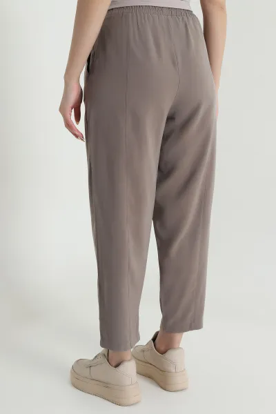 Beli Lastikli Diagonel Modal Kadın Pantolon 467498