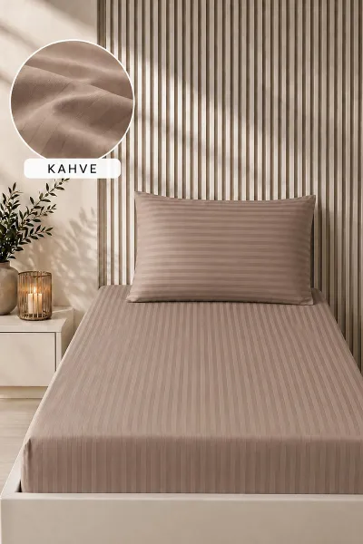 sutlu-kahve-bella-home-100x200-cm-tek-kisilik-cizgili-saten-carsaf-seti-482998