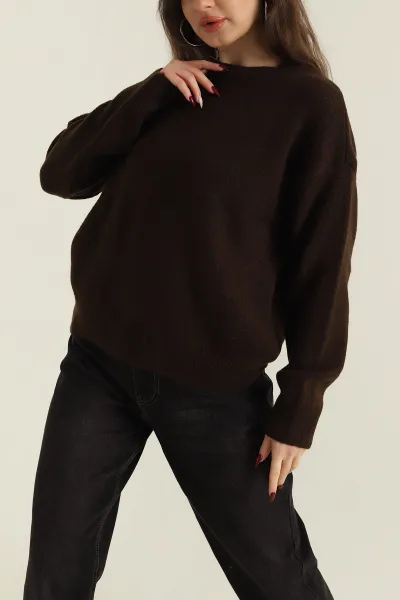 kahverengi-bisiklet-yaka-oversize-kadin-triko-kazak-421239