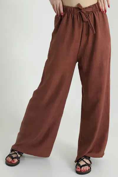 kahverengi-bol-paca-keten-kadin-pantolon-471559
