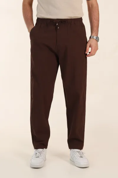 kahverengi-boyfriend-dokulu-belden-baglamali-erkek-pantolon-365293