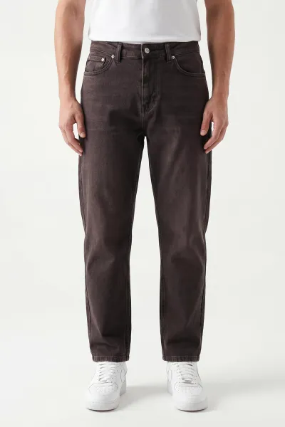 Kahverengi Boyfriend Erkek Kot Pantolon 430748