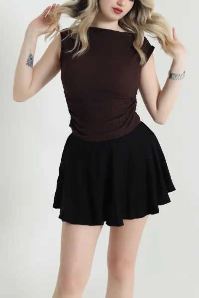 kahverengi-buzgulu-kolsuz-gofre-kadin-bluz-456289