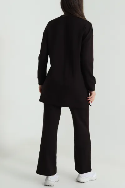Kahverengi Çimalı Tunik Pantolon Oysho Kadın İkili Takım 493542