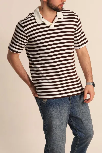 kahverengi-cizgili-relaxed-fit-polo-yaka-erkek-triko-tisort-276749