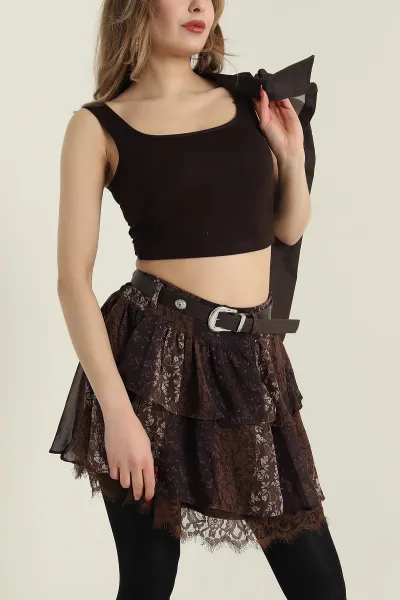 Kahverengi Destekli Modal Kadın Büstiyer 426724