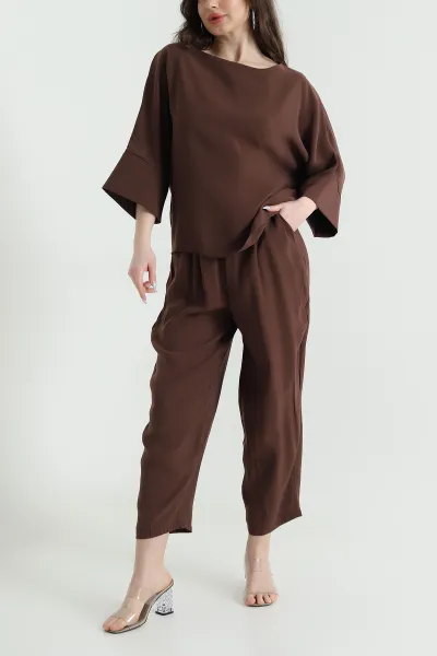 kahverengi-fakirkol-tencel-cupra-kadin-ikili-takim-449549
