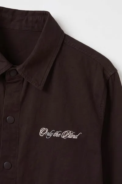 Kahverengi Gabardin Nakışlı Erkek Ceket 491814