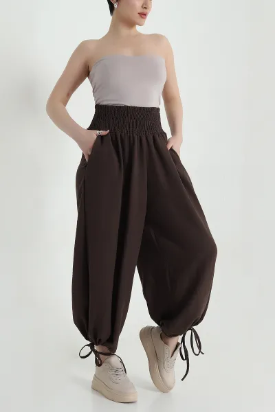 kahverengi-gipeli-muslin-keten-kadin-pantolon-455142