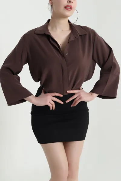 kahverengi-gizli-pat-oversize-modal-kadin-gomlek-440202
