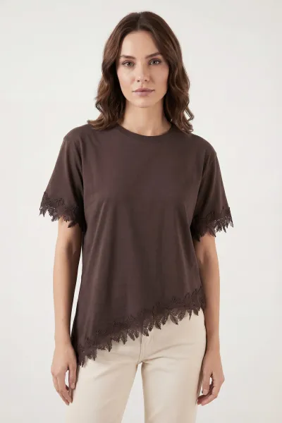 kahverengi-gupur-dantelli-suprem-kadin-tisort-449329