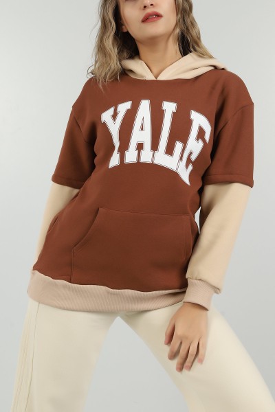 kahverengi-kapusonlu-ici-sardonlu-bayan-sweat-145563