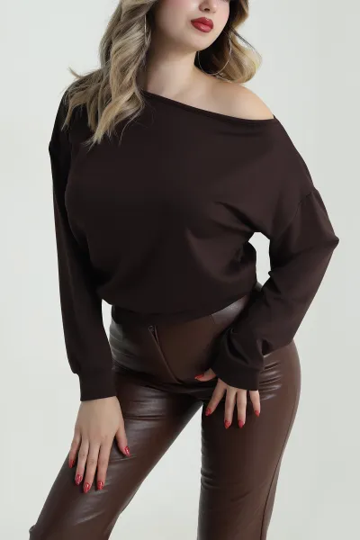 kahverengi-kayik-yaka-oysho-kadin-bluz-485727
