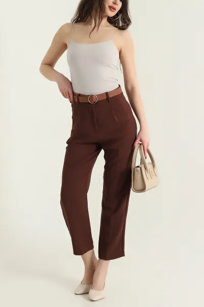 kahverengi-kemerli-ithal-crep-kadin-pantolon-436915