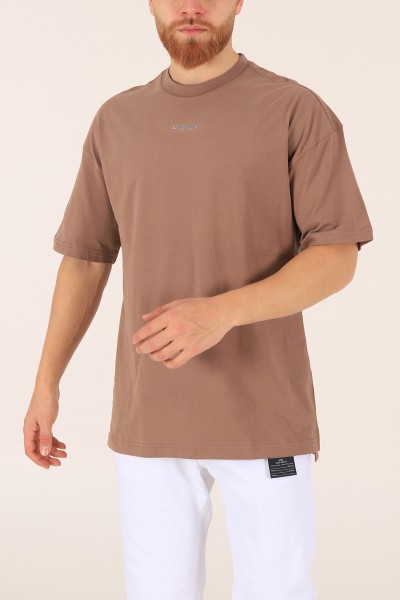 Kahverengi Labish Styles Baskılı Tişört 165656