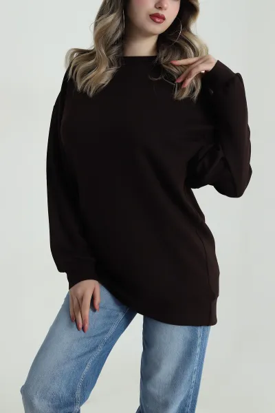 Kahverengi Lİkralı Oysho Kadın Tunik 486342