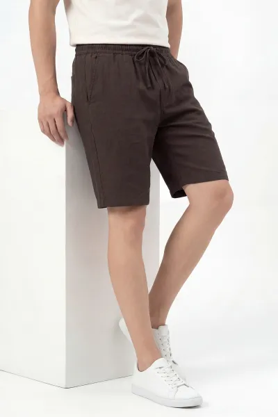 kahverengi-muslin-keten-belden-baglamali-erkek-sort-468504