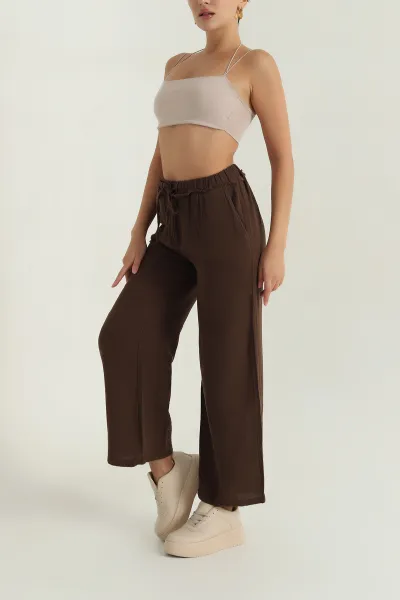 kahverengi-muslin-keten-kadin-pantolon-381369