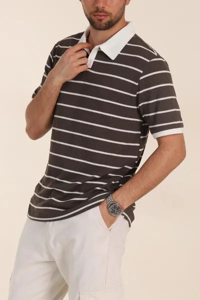 kahverengi-oversize-cizgili-petek-dokulu-polo-yaka-erkek-triko-tisort-354054