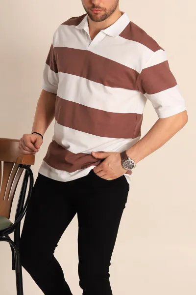 kahverengi-oversize-iki-ip-genis-cizgili-polo-yaka-erkek-tisort-257563