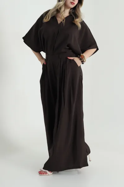 kahverengi-oversize-tencel-kadin-ikili-takim-482164