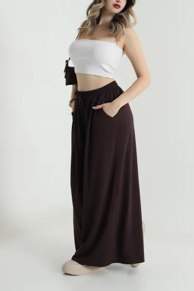 Kahverengi Oysho Kadın Etek Pantolon 494693
