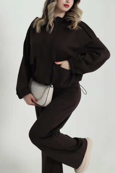 kahverengi-oysho-kadin-ikili-takim-485668