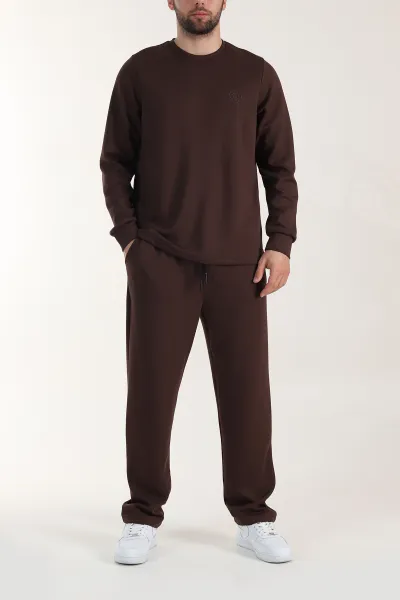 kahverengi-oysho-kumas-baggy-erkek-ikili-takim-412745