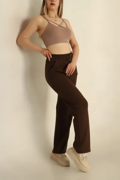 Kahverengi Oysho Kumaş Pantolon 271407
