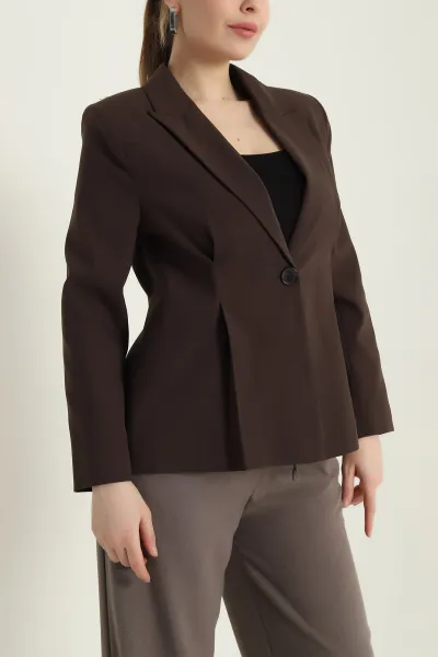 kahverengi-pileli-bezayagi-blazer-kadin-ceket-431011