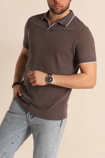 kahverengi-regular-fit-jakarli-polo-yaka-triko-tisort-263235