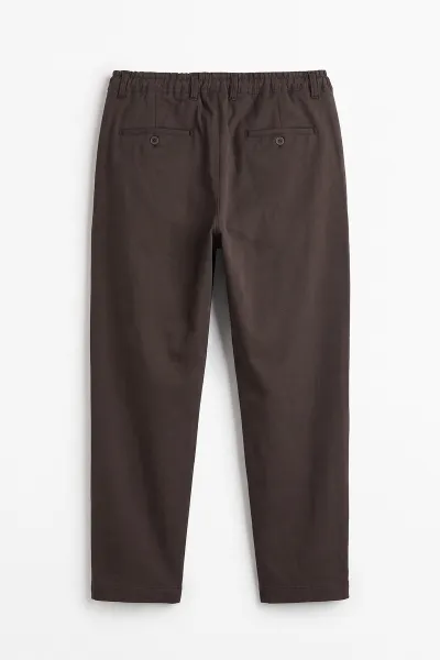 Kahverengi Regular Fit Yeni Sezon Belden Bağlamalı Erkek Pantolon 498405