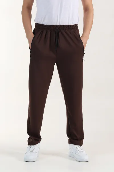 kahverengi-relaxed-fit-oysho-kumas-fermuarli-cepli-erkek-esofman-alti-412724