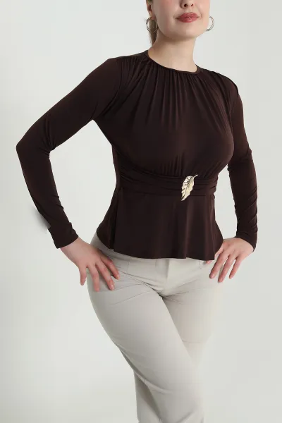 Kahverengi Sandy Tokalı Kadın Bady 484637