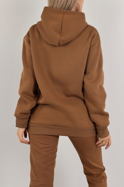 Kahverengi Şardonlu Bayan Sweat 136525