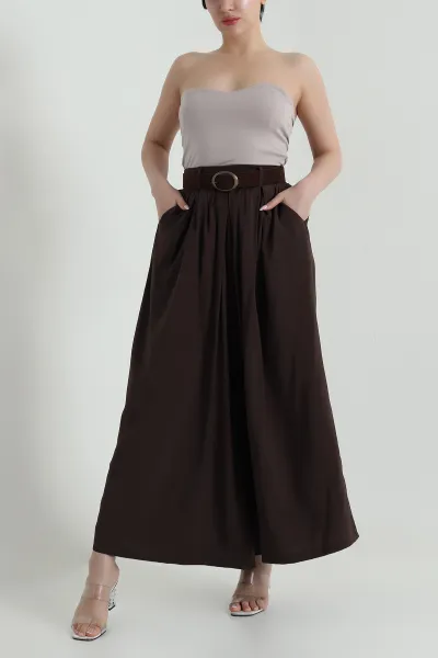 kahverengi-tencel-pileli-kadin-pantolon-458263
