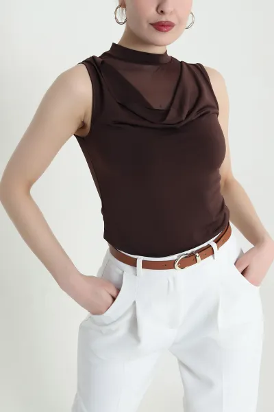 kahverengi-tul-garnili-kolsuz-sandy-kadin-bluz-446737