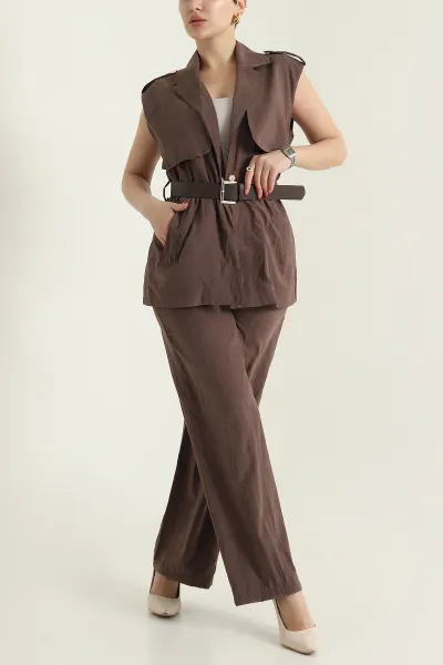 kahverengi-yelek-pantolon-modal-kadin-ikili-takim-436823