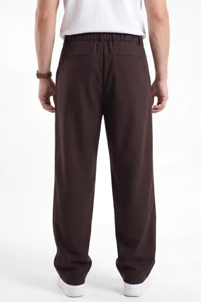 Kahverengi Yeni Sezon Baggy Erkek Pantolon 472164