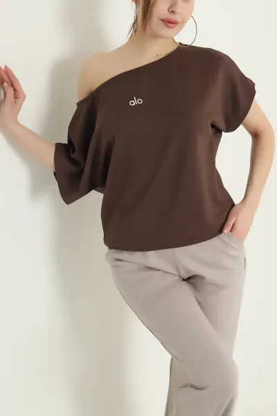 Kahverengi Yeni Sezon Oysho Kadın Üst 433615
