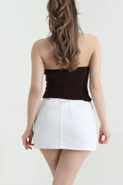 Kahverengi Yeni Sezon Sandy Kadın Bluz 441580
