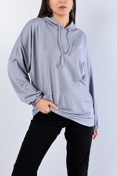 Kapüşonlu Sweat Tunik 80876