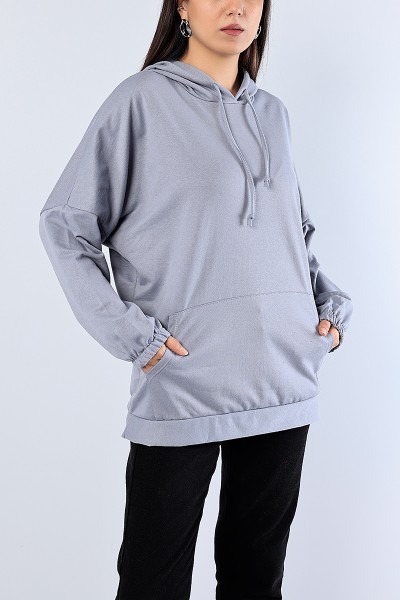 Kapüşonlu Sweat Tunik 80876
