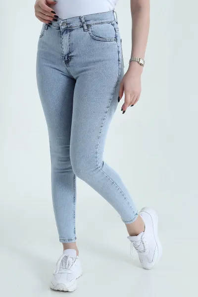 kar-yikama-dar-paca-slim-fit-kadin-kot-pantolon-452937
