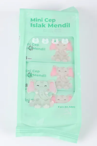 Karakterli 8 Li Mini Cep Islak Mendil No: Mas-156 406013