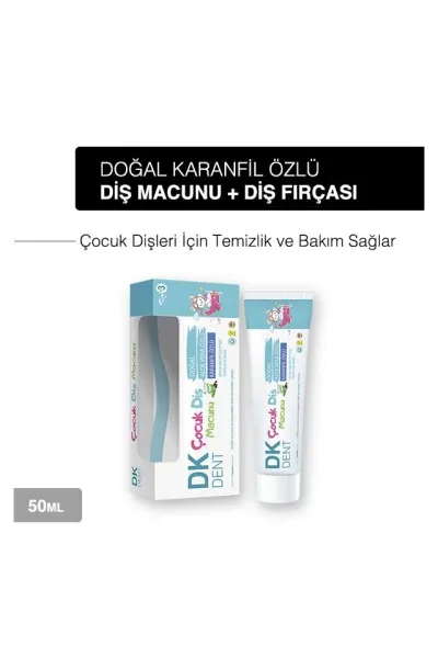 Karanfil Özlü Fırçalı Çocuk Diş Macunu 50 ml 252695