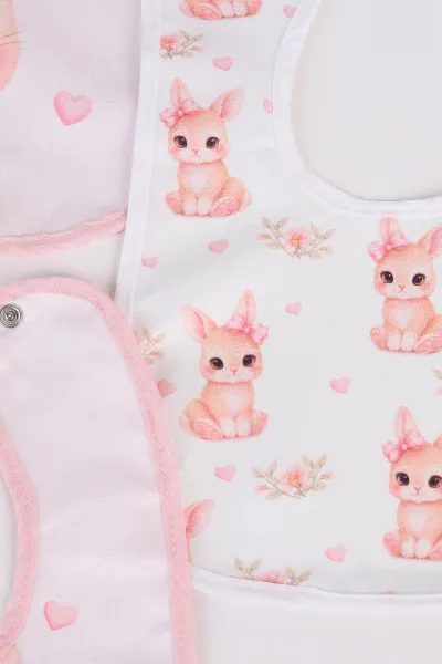 Karışık Desen 3'lü Bebek Mama Önlüğü 476608